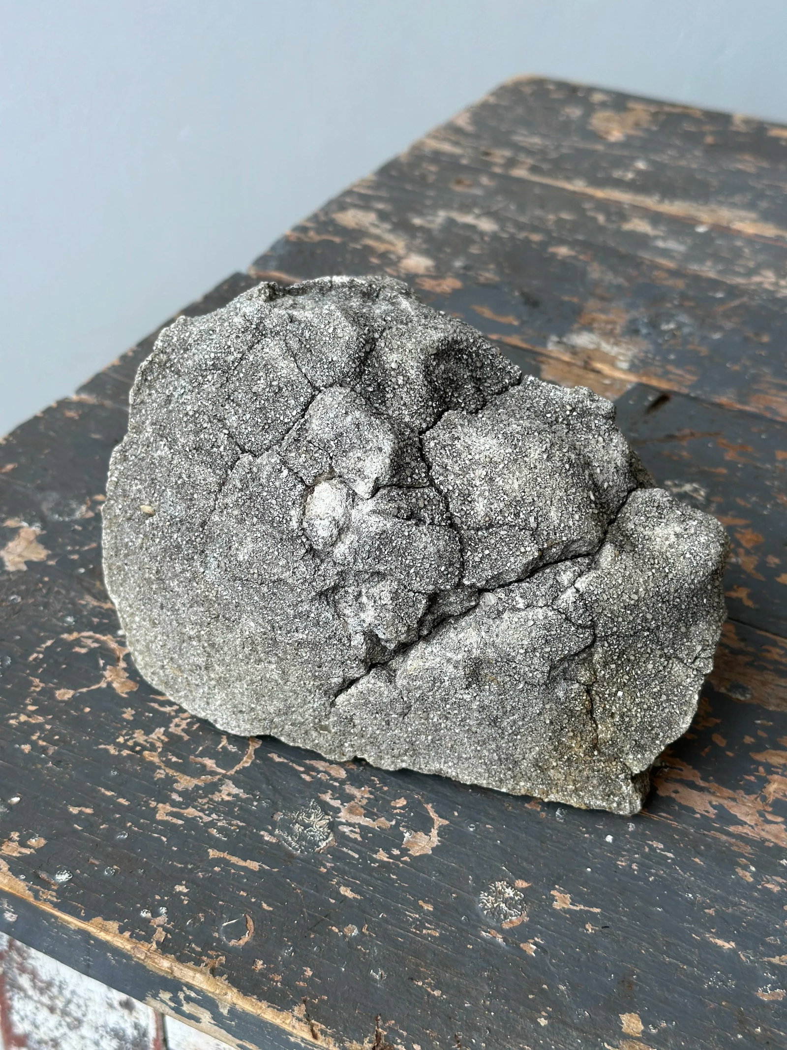Vintage Weathered Cement Head Sculpture, Circa 1930s-40s - 6