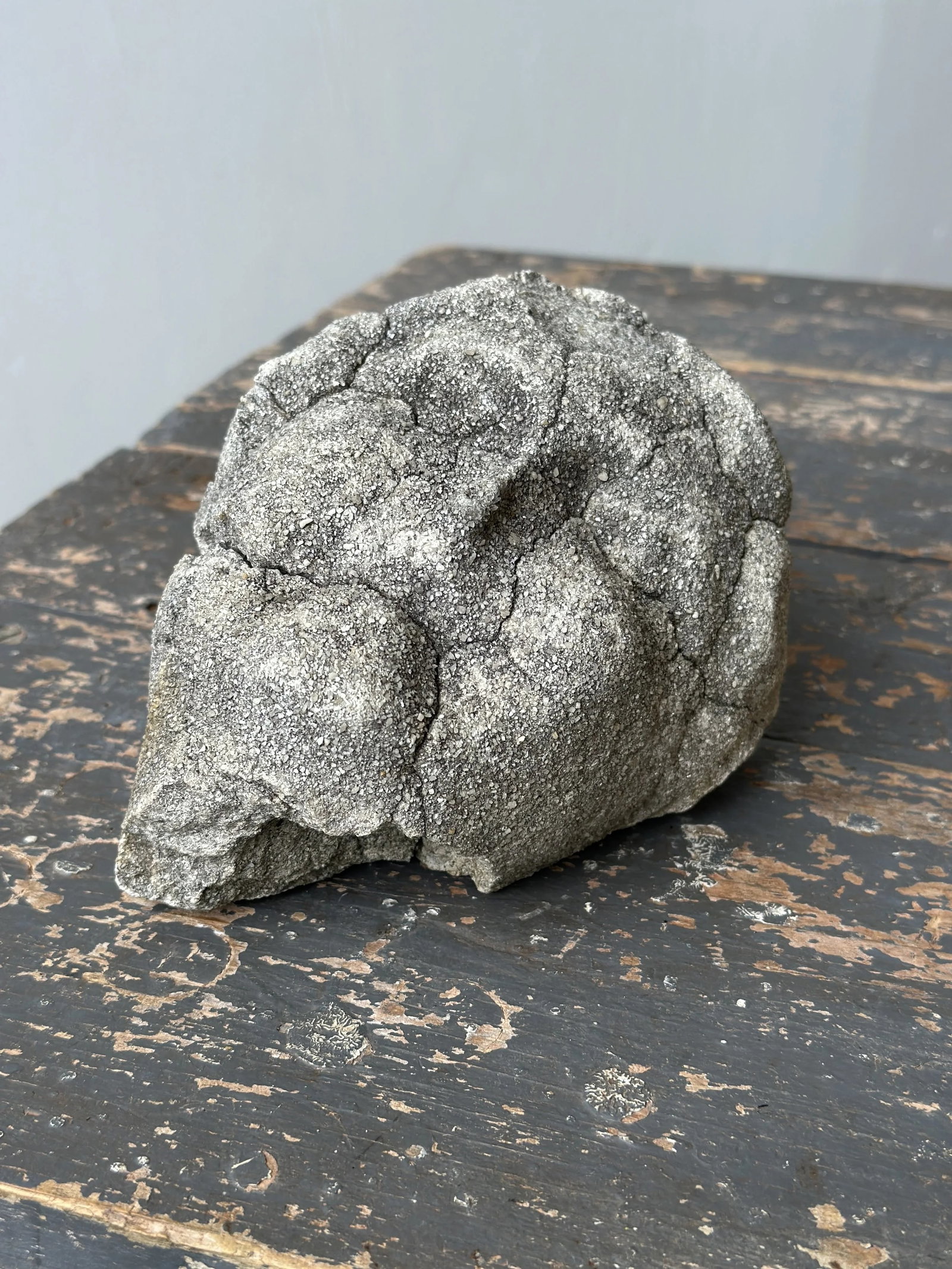 Vintage Weathered Cement Head Sculpture, Circa 1930s-40s - 8