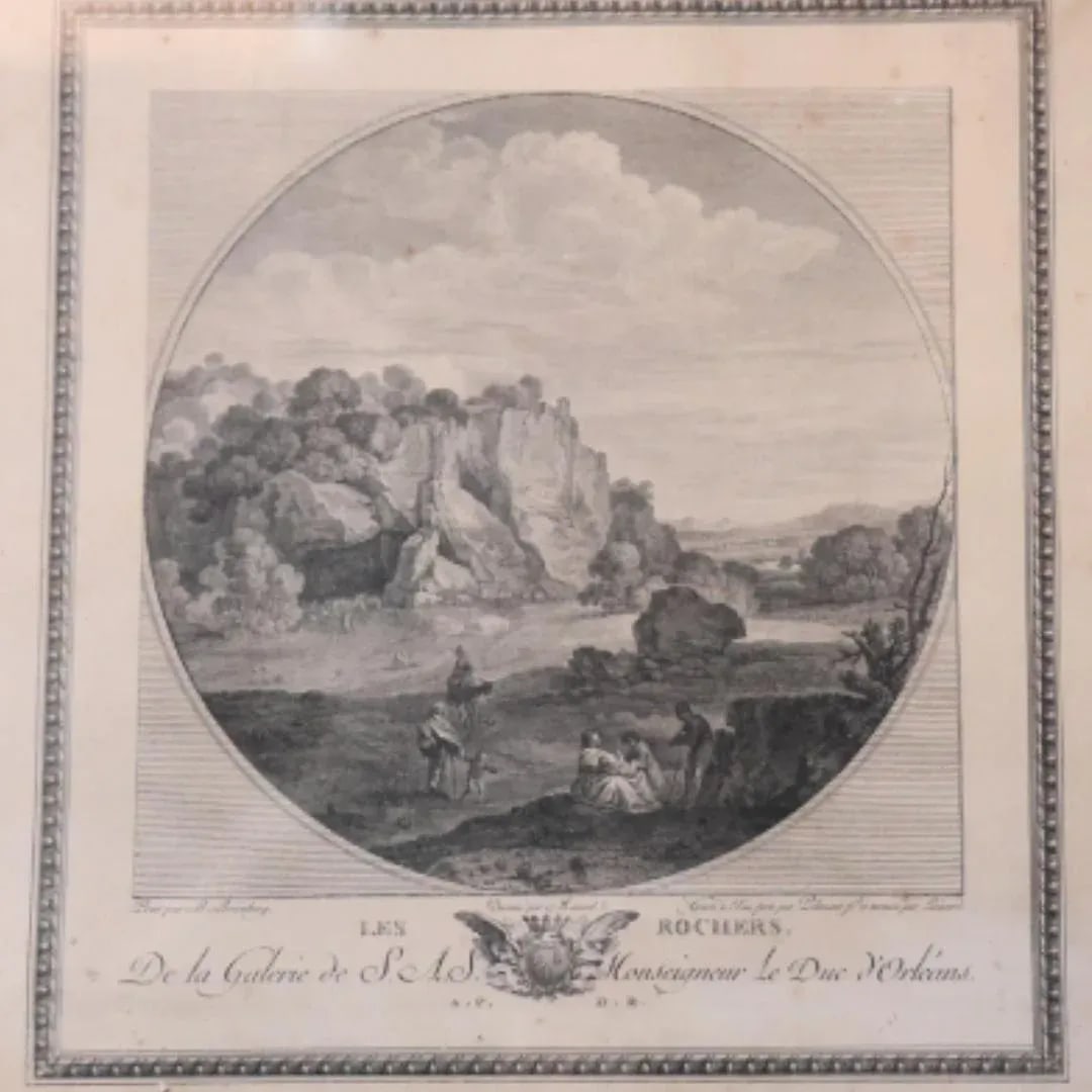 17th Century French Landscape Engraving (Set of 2) - 2