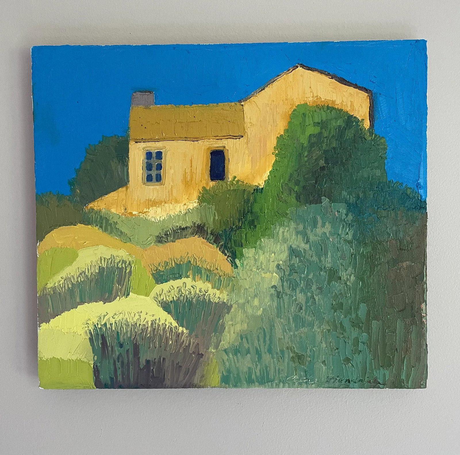 Italian Farm House, Original Painting by Cathe Hendrick - 2