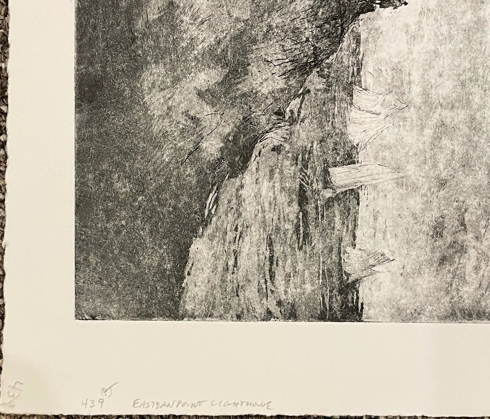 1920s William Meyerowitz Eastern Point Lighthouse on Cape Ann Etching - 2