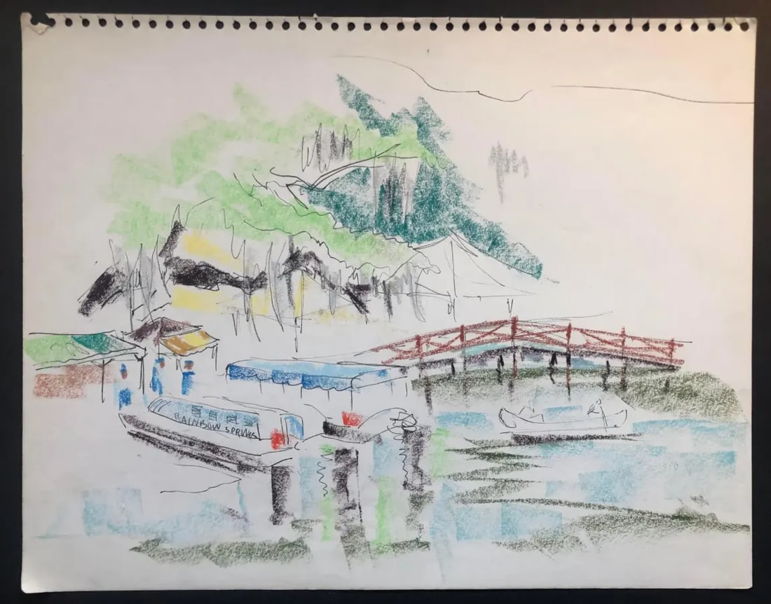 1966 Rainbow Springs Florida Landscape - 2