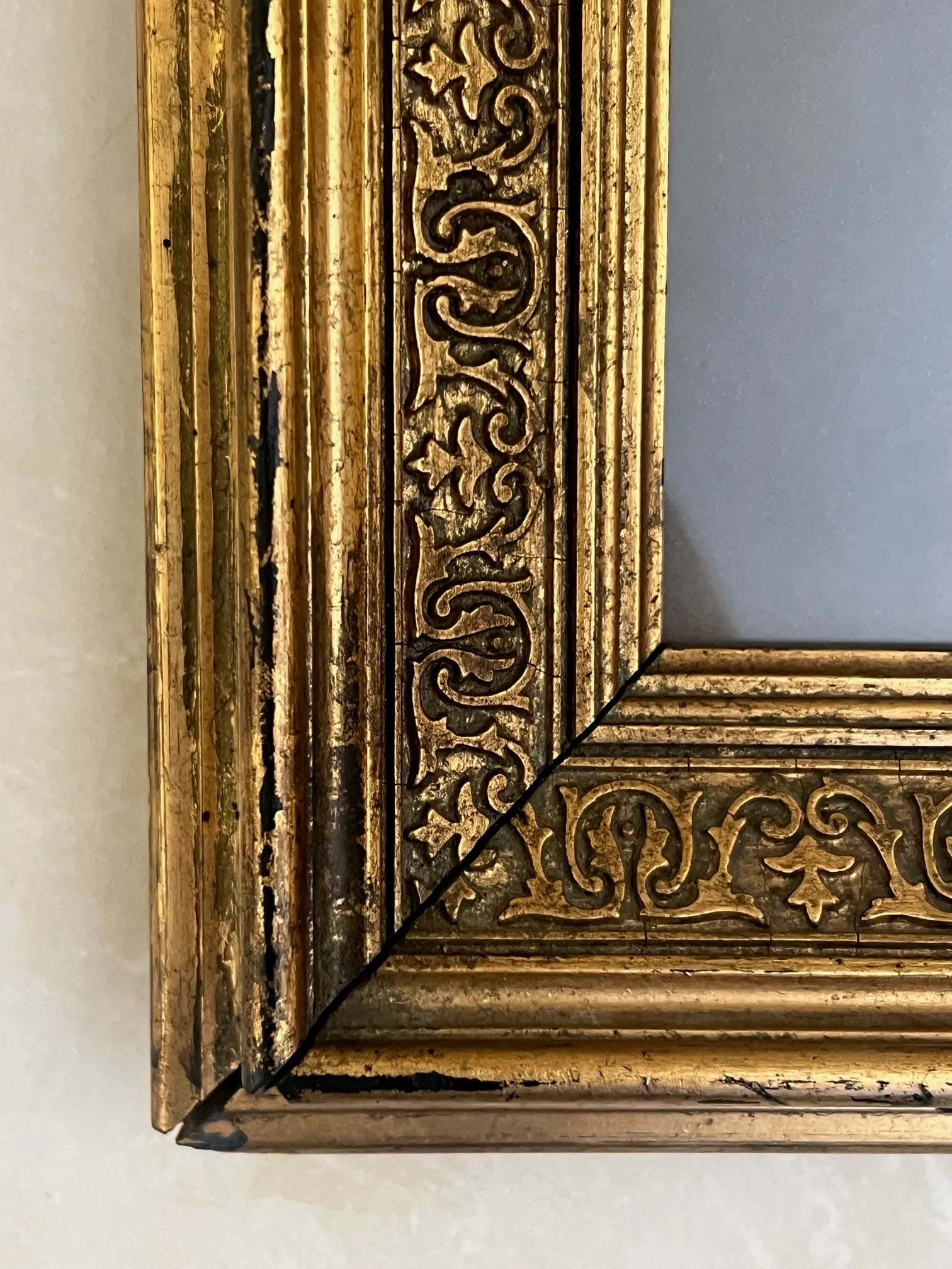 Paris Watercolor by Grandjean in Antique Frame - 9