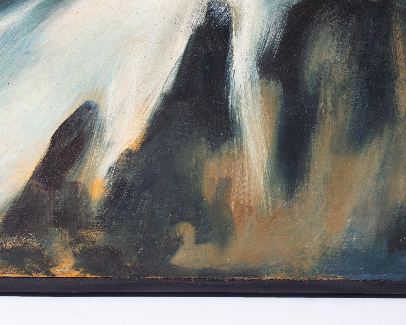 1960s Oil on Board Abstract Painting by James L. Bruch - 3