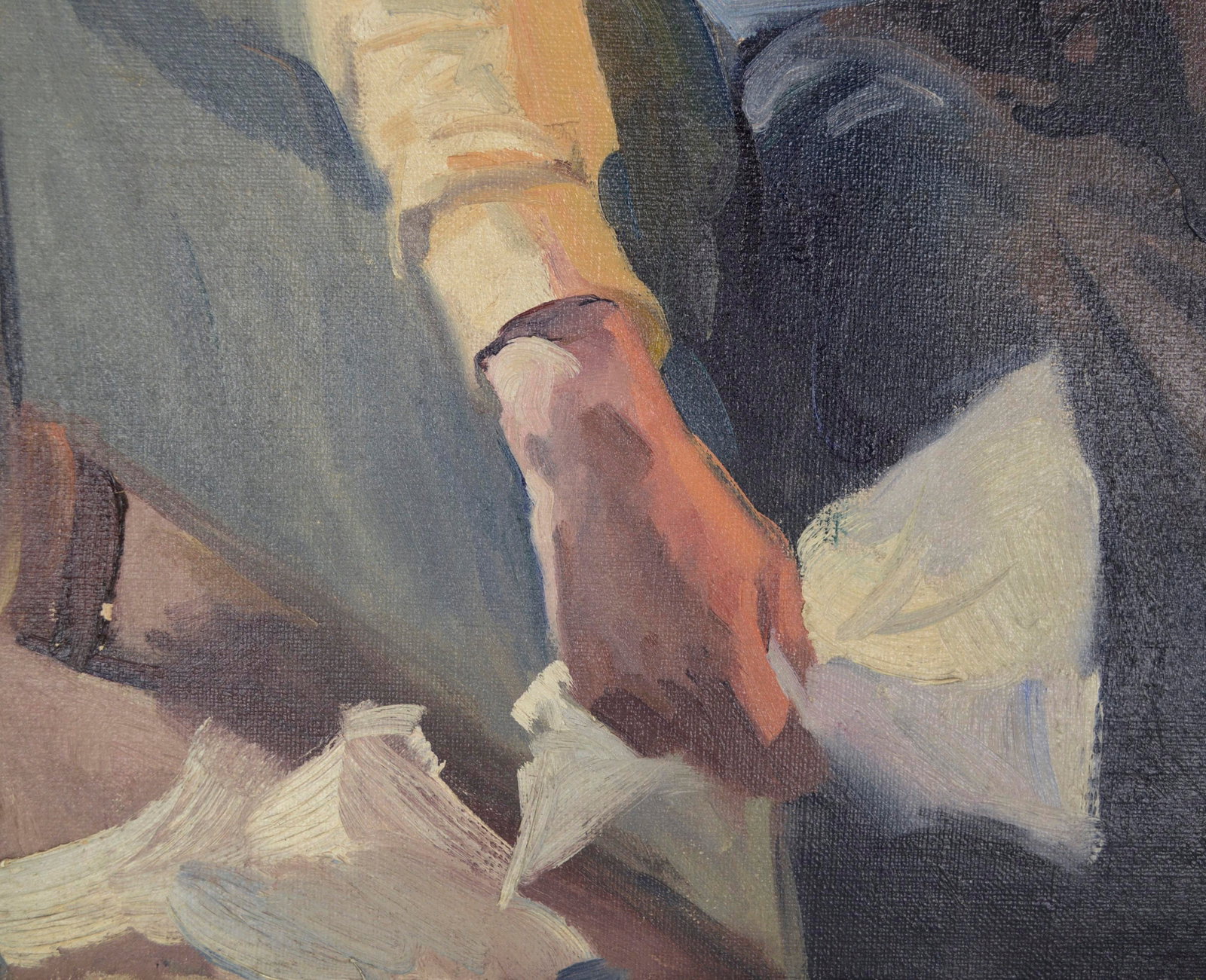 Portrait of a Man in Armchair, Mid Century Short Story Illustration by Charles Kinghan - 5