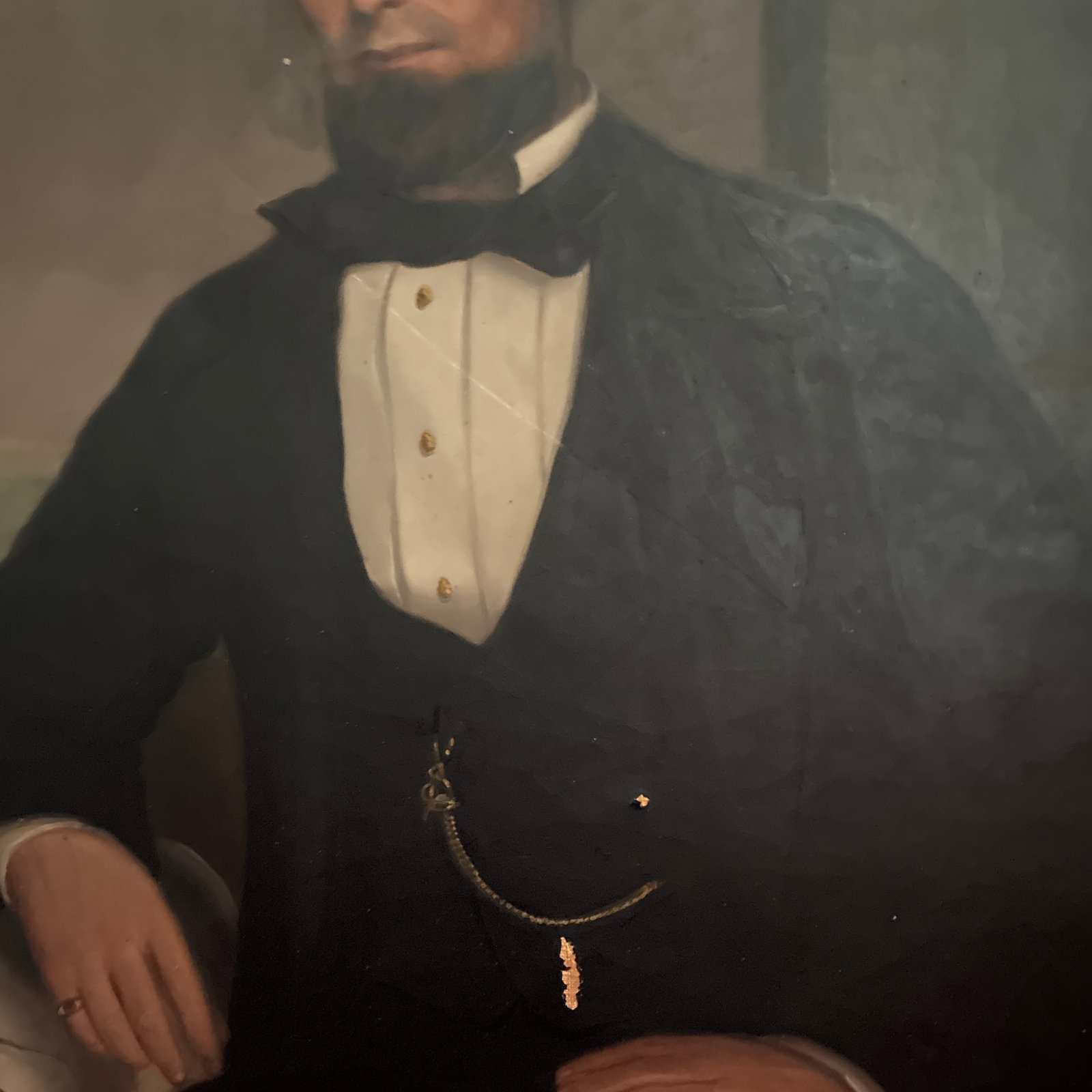 1858 English Portrait of Cain McLaughlin, Oil on Canvas, London - 11