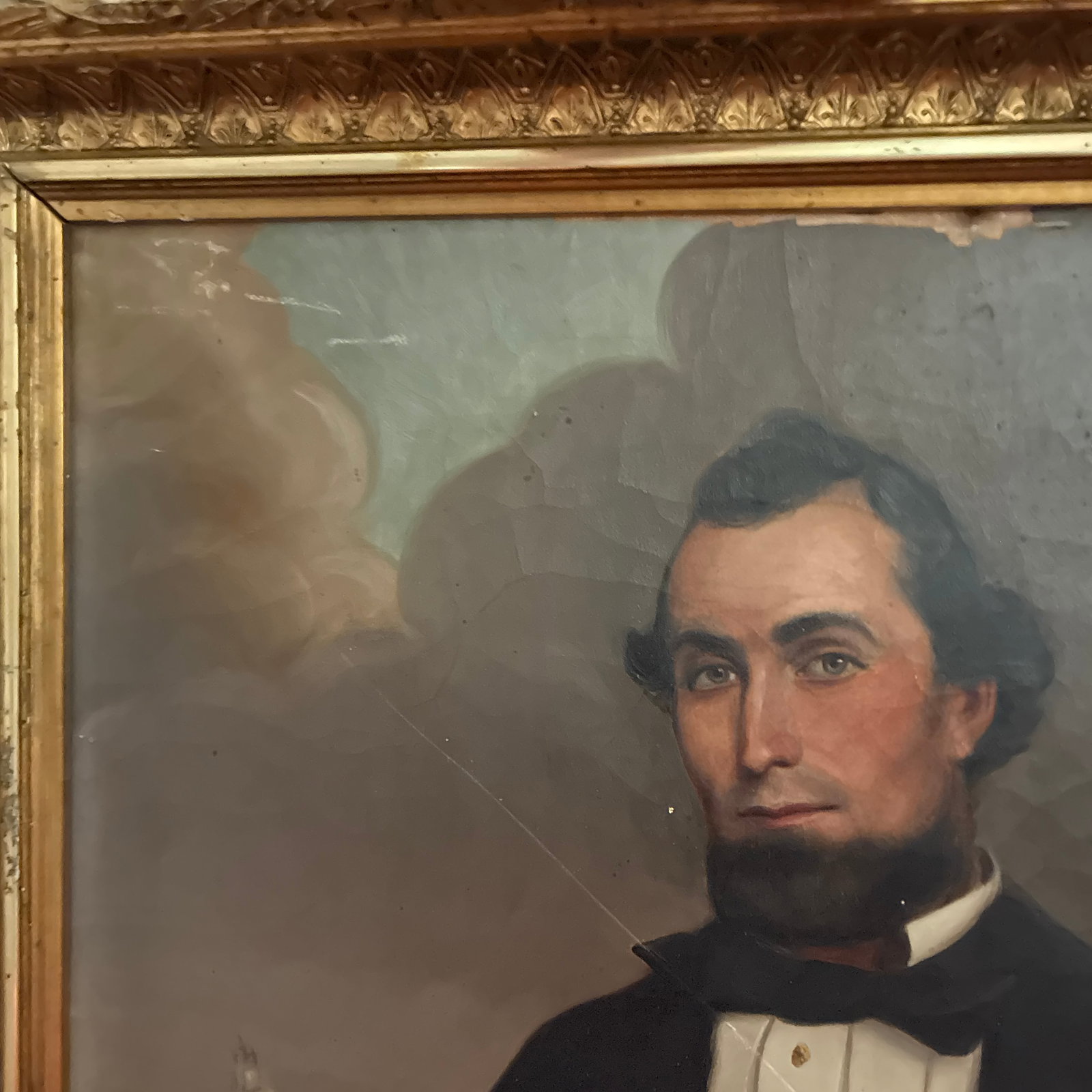 1858 English Portrait of Cain McLaughlin, Oil on Canvas, London - 7