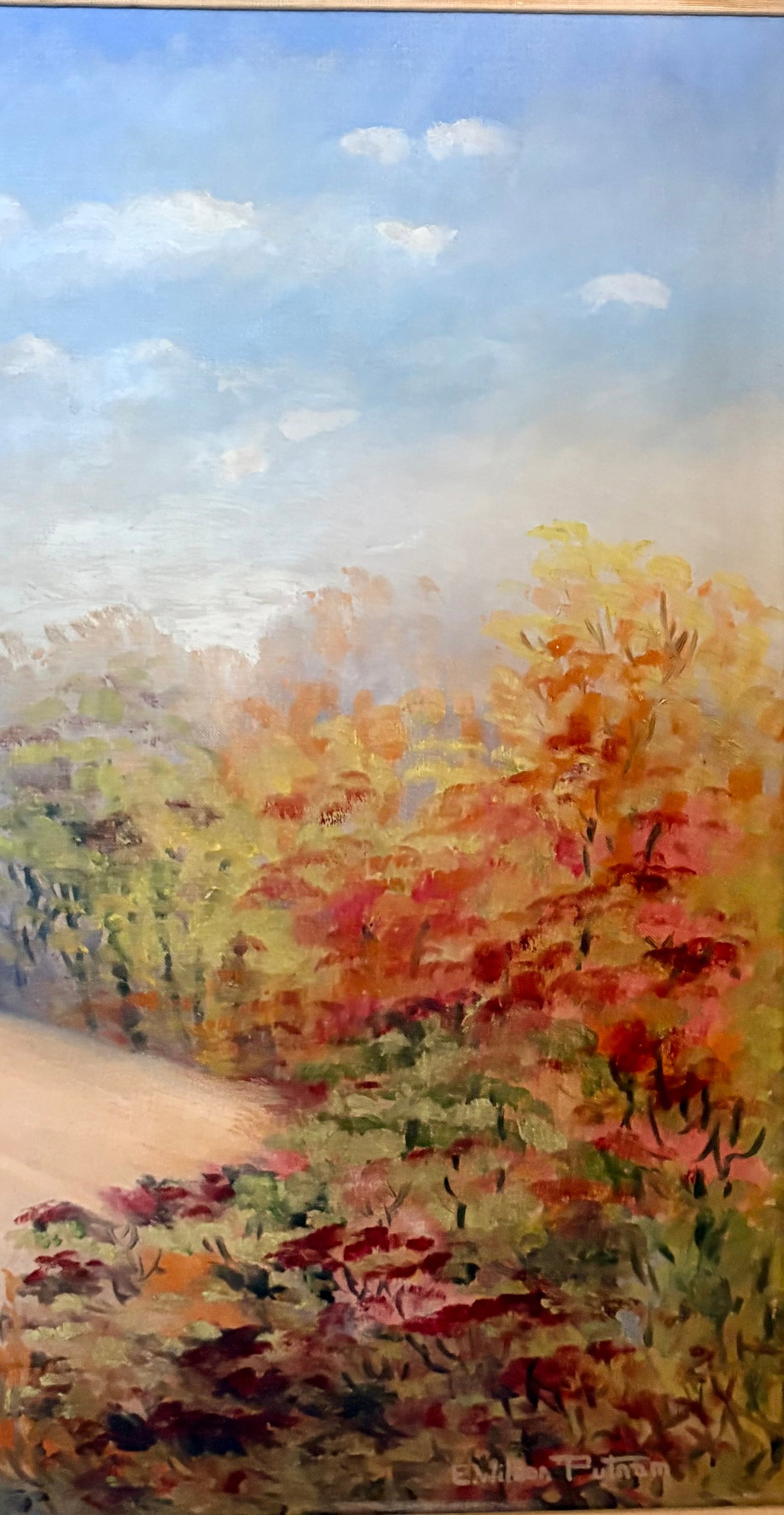 Late 20th Century High Desert Landscape Oil on Canvas, Signed by Artist - 9