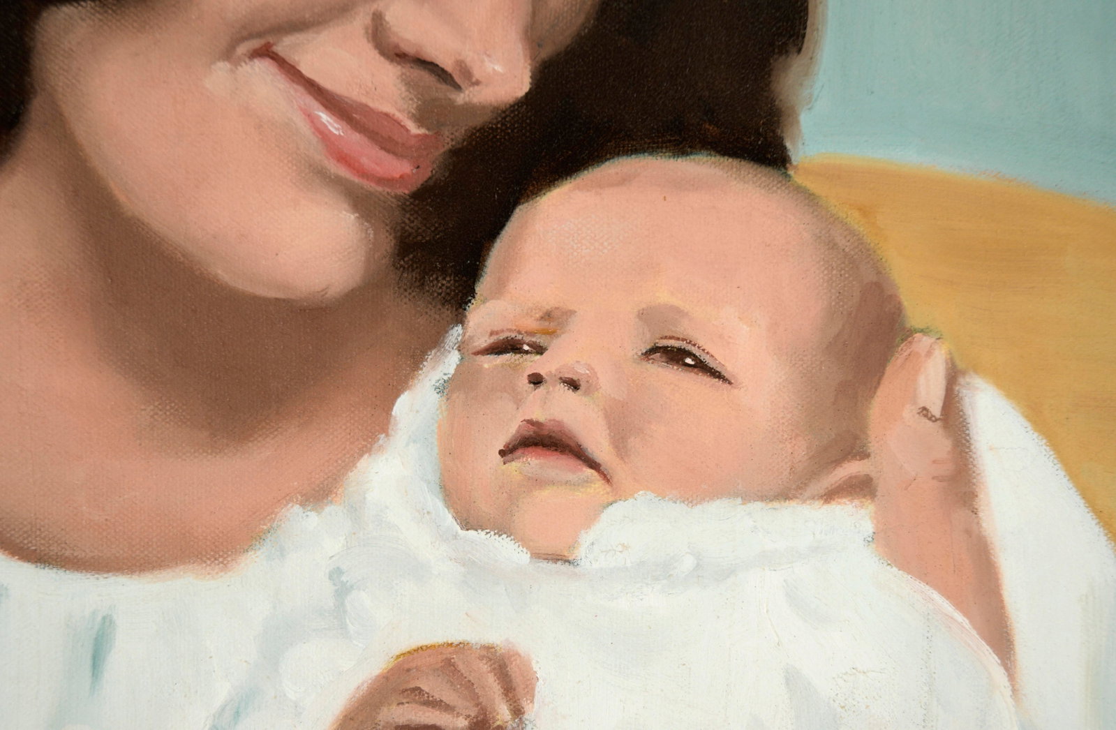 Portrait of a Woman and Infant in White by Cindy Gin - 4