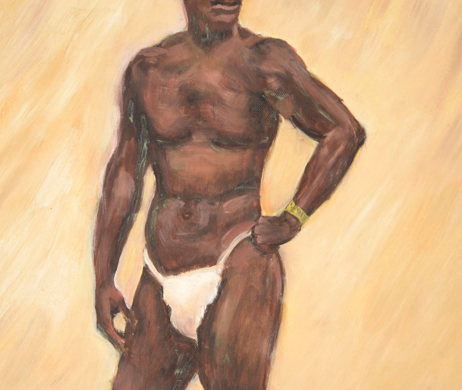 Mid Century Portrait of an African American Man by Genevieve Rogers - 5