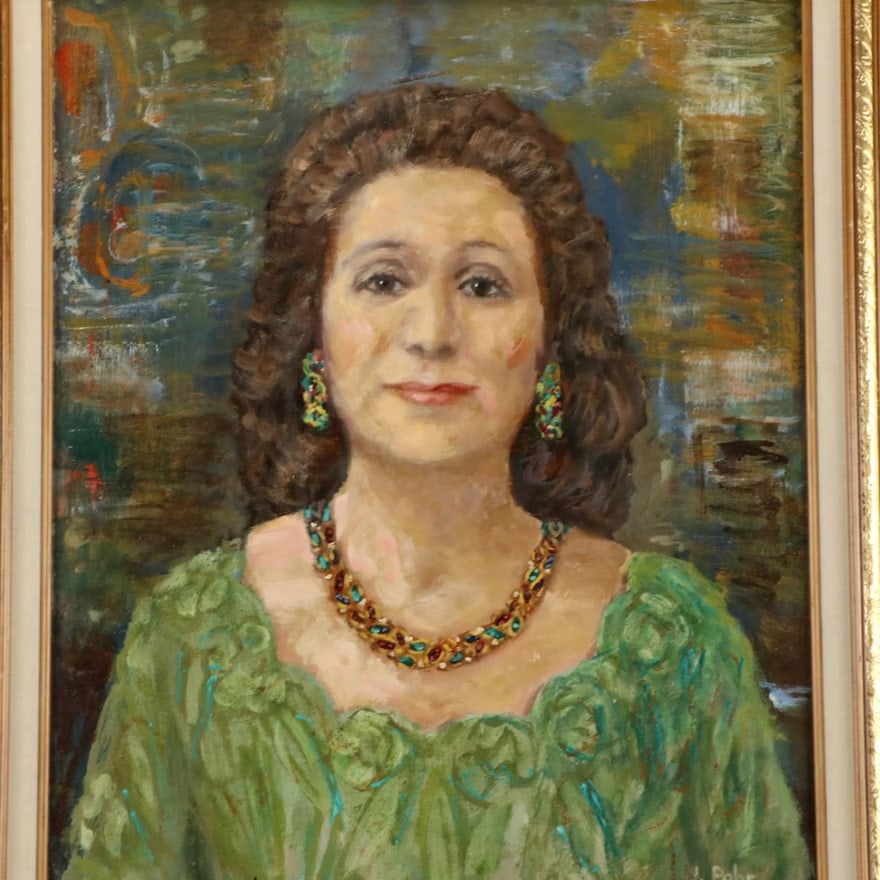 Late 20th Century Jack Pohr Portrait of a Woman Framed - 4