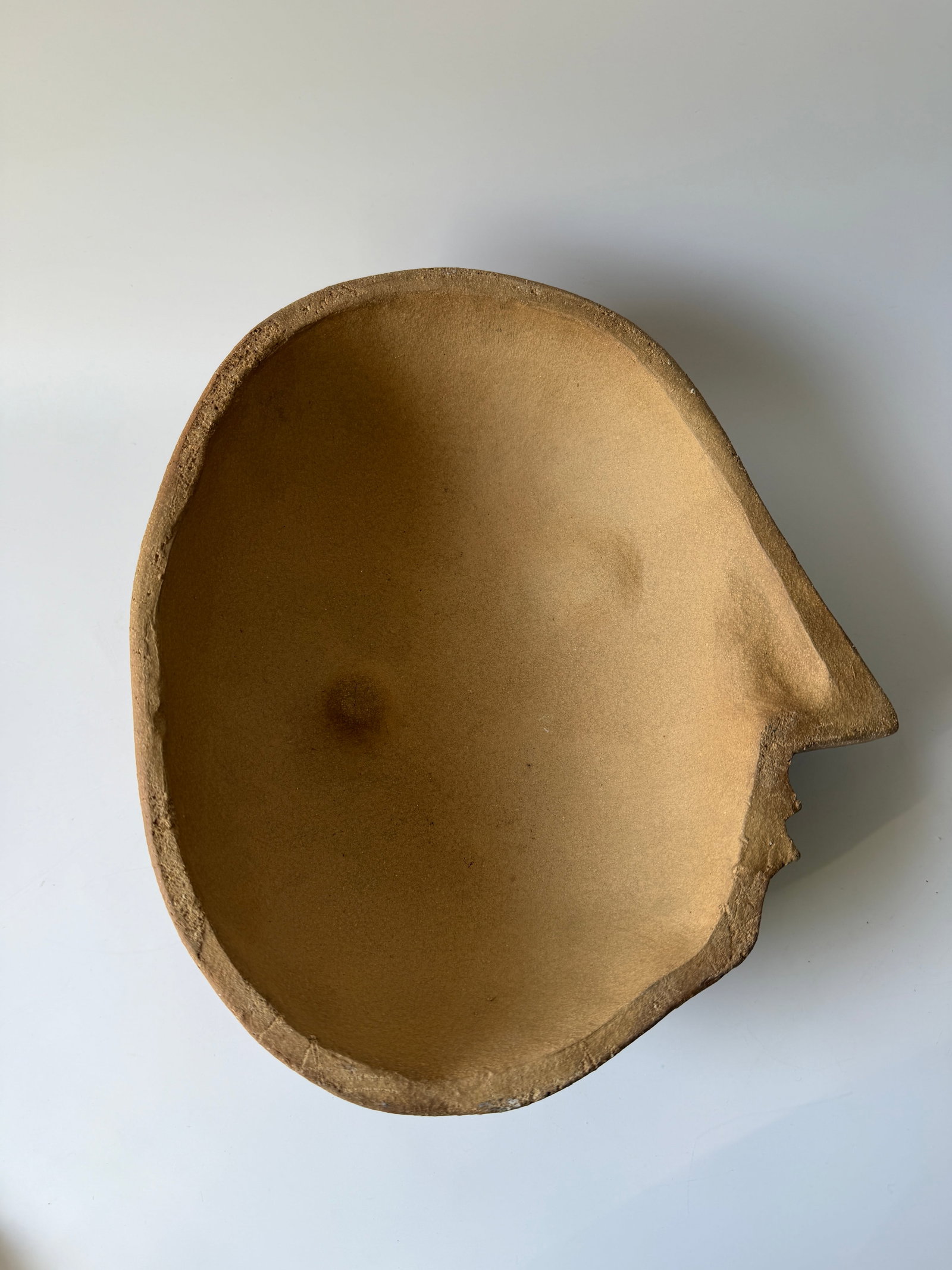 1950s David Gil Ceramic Abstract Face Sculpture Half for Bennington Pottery - 6