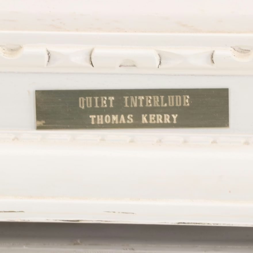Mid 20th Century Thomas Kerry Framed Oil Painting on Board "Quiet Interlude" - 8