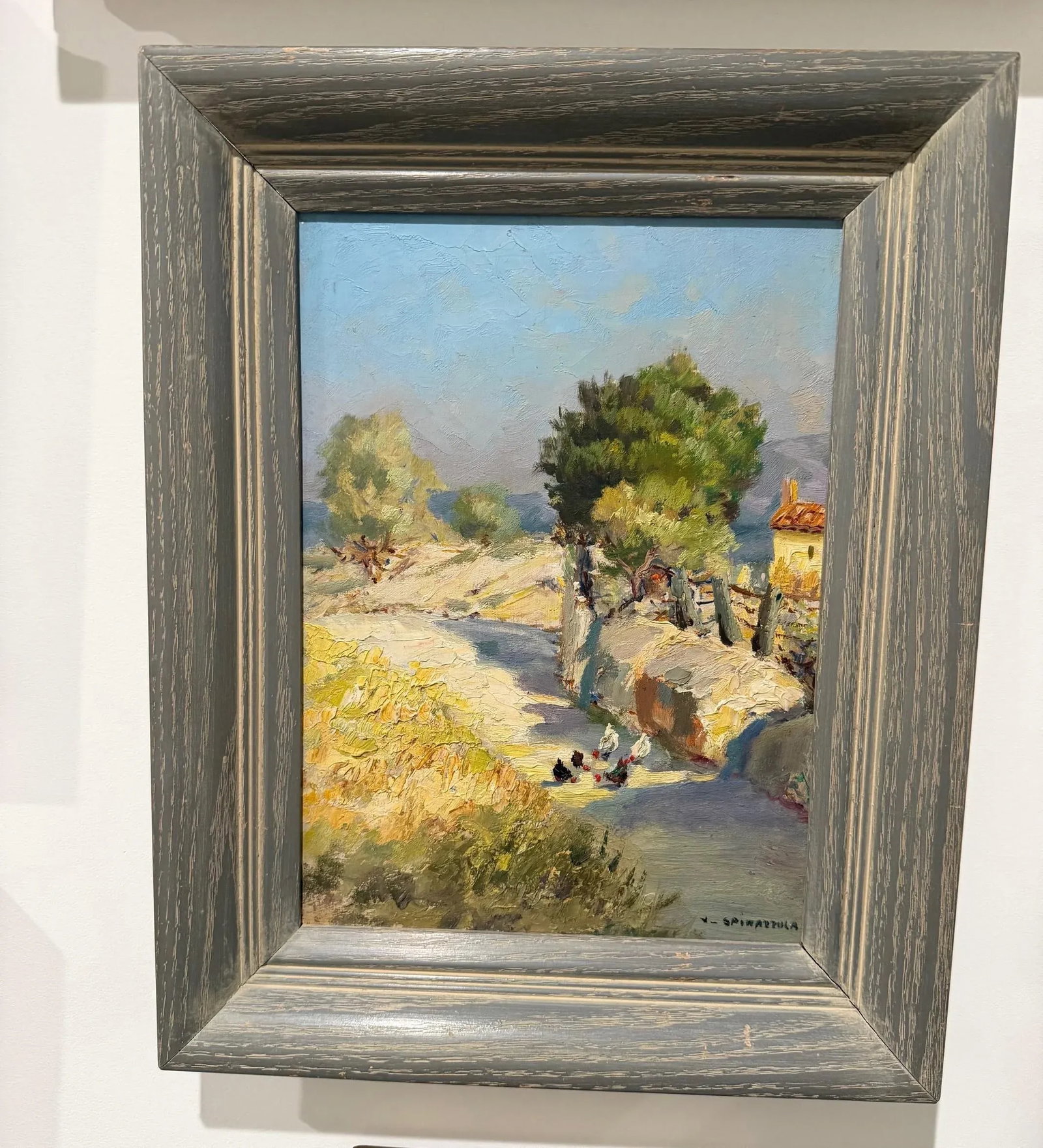 Country Scene With Chickens - Vincent Spinazzola - 2