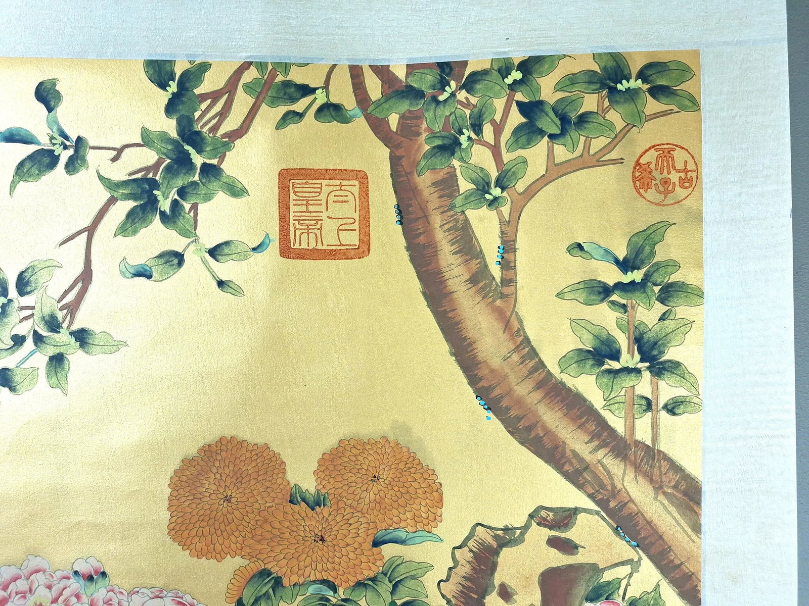 Chinese Huaniao Scroll - 7