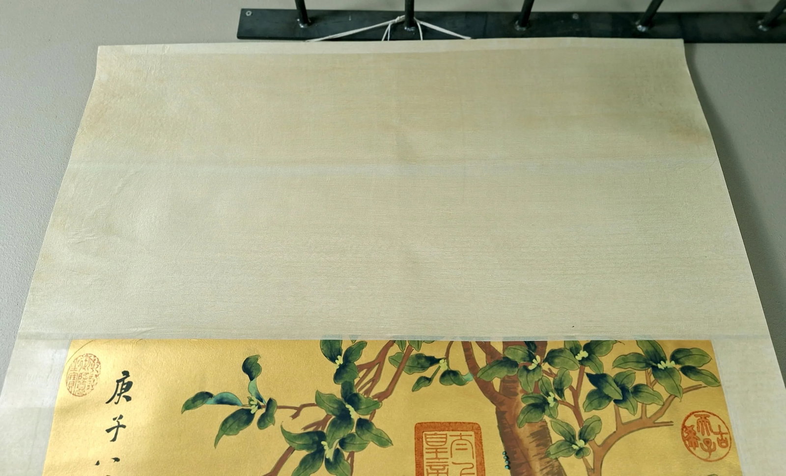 Chinese Huaniao Scroll - 9