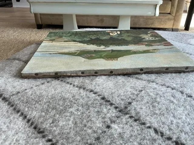 Vintage Original Painting From South of France - 3
