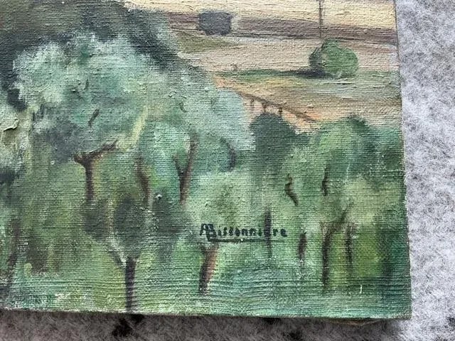 Vintage Original Painting From South of France - 7