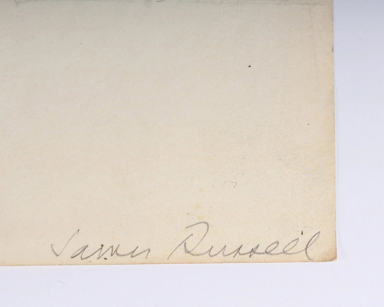 James Spencer Russell Signed Graphite Drawing - 5