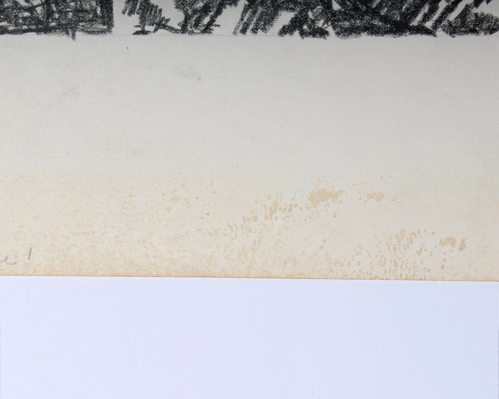 James Spencer Russell Signed Graphite Drawing - 7