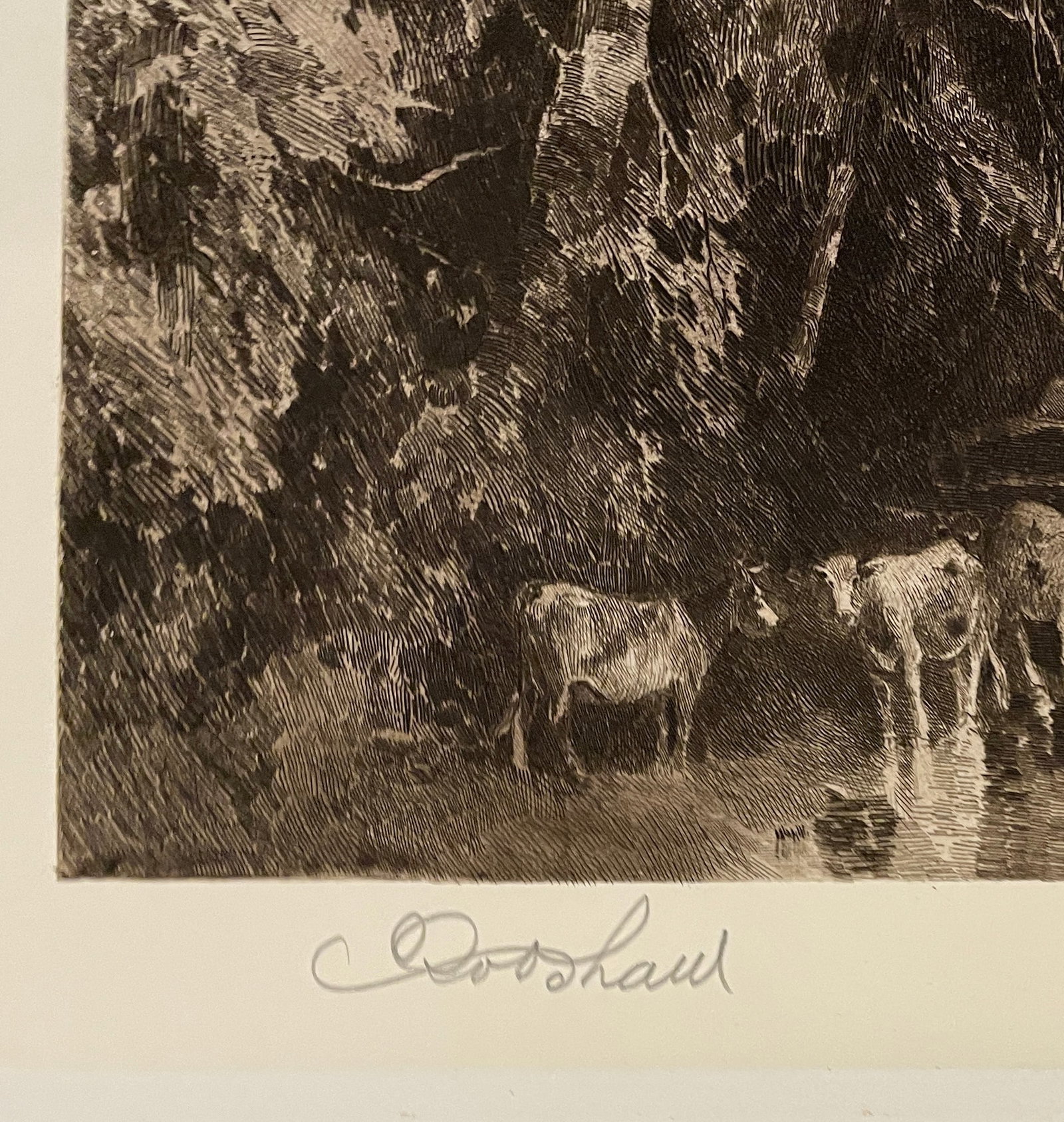 Robert Shaw Valley Forge Creek Pennsylvania Etching - 2