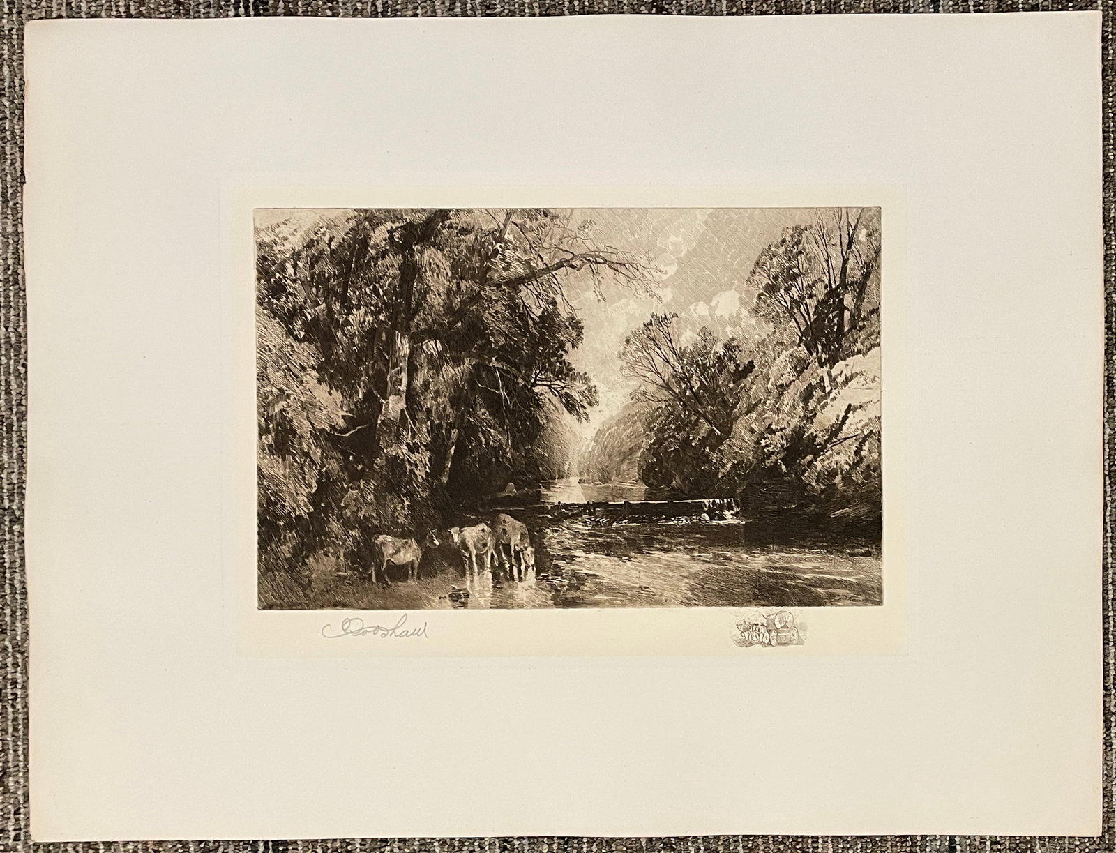 Robert Shaw Valley Forge Creek Pennsylvania Etching - 4