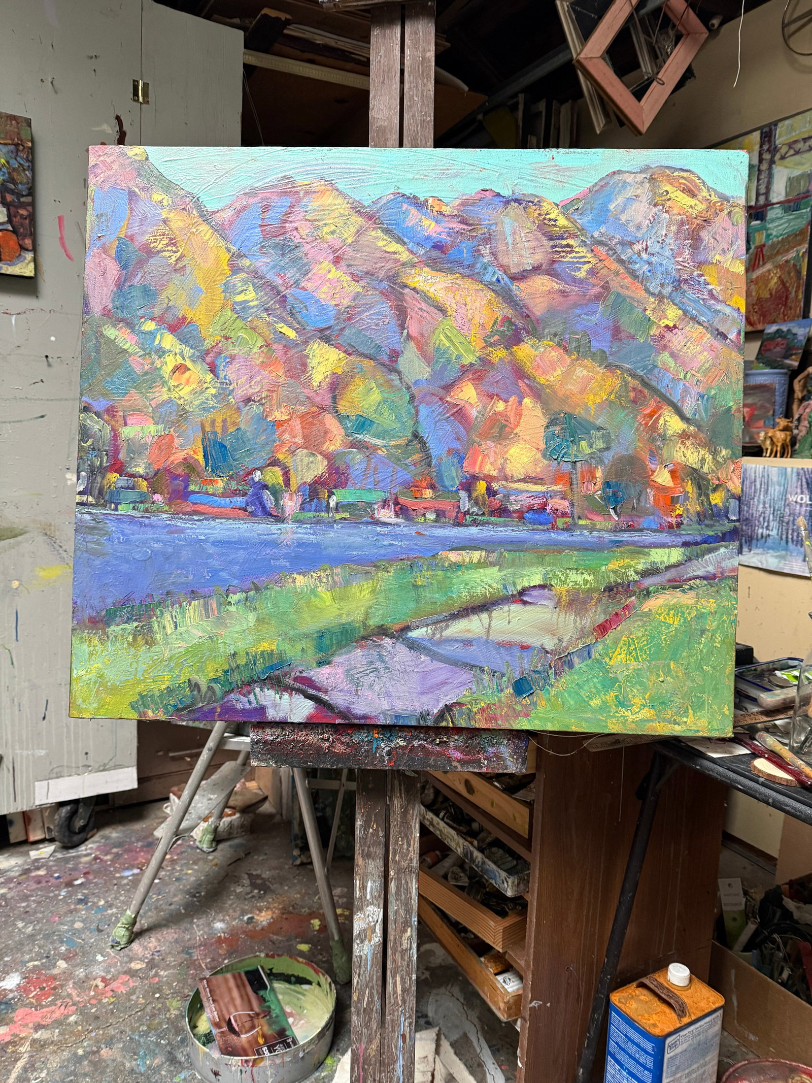 Contemporary Landscape Oil on Canvas Berkeley California Hills Hartman Plein Air - 3