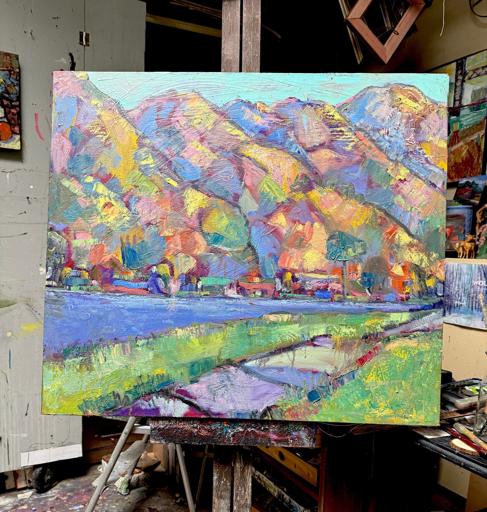 Contemporary Landscape Oil on Canvas Berkeley California Hills Hartman Plein Air - 4