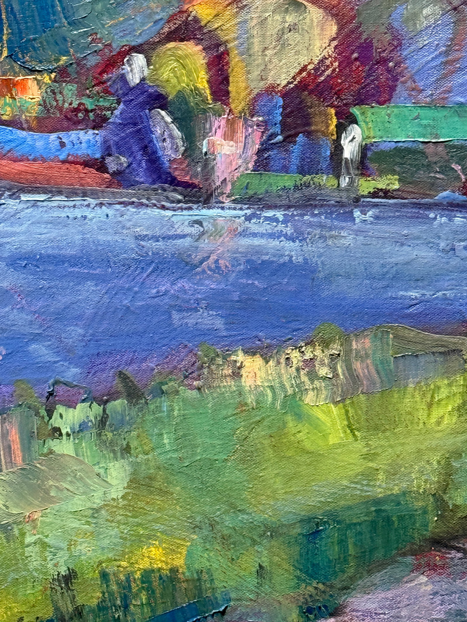 Contemporary Landscape Oil on Canvas Berkeley California Hills Hartman Plein Air - 5