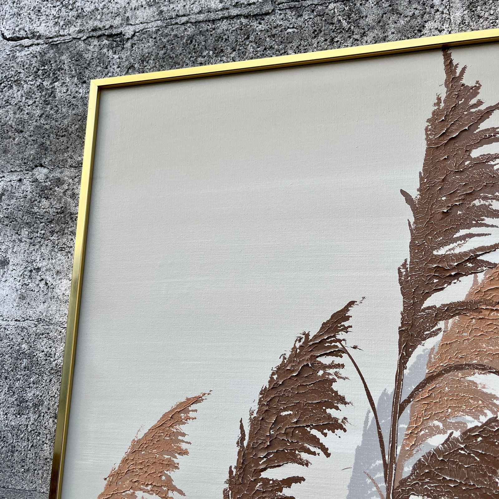 Large Mid Century Modern Landscape Oil Painting Signed by Lee Reynolds. Circa 1960s - 9