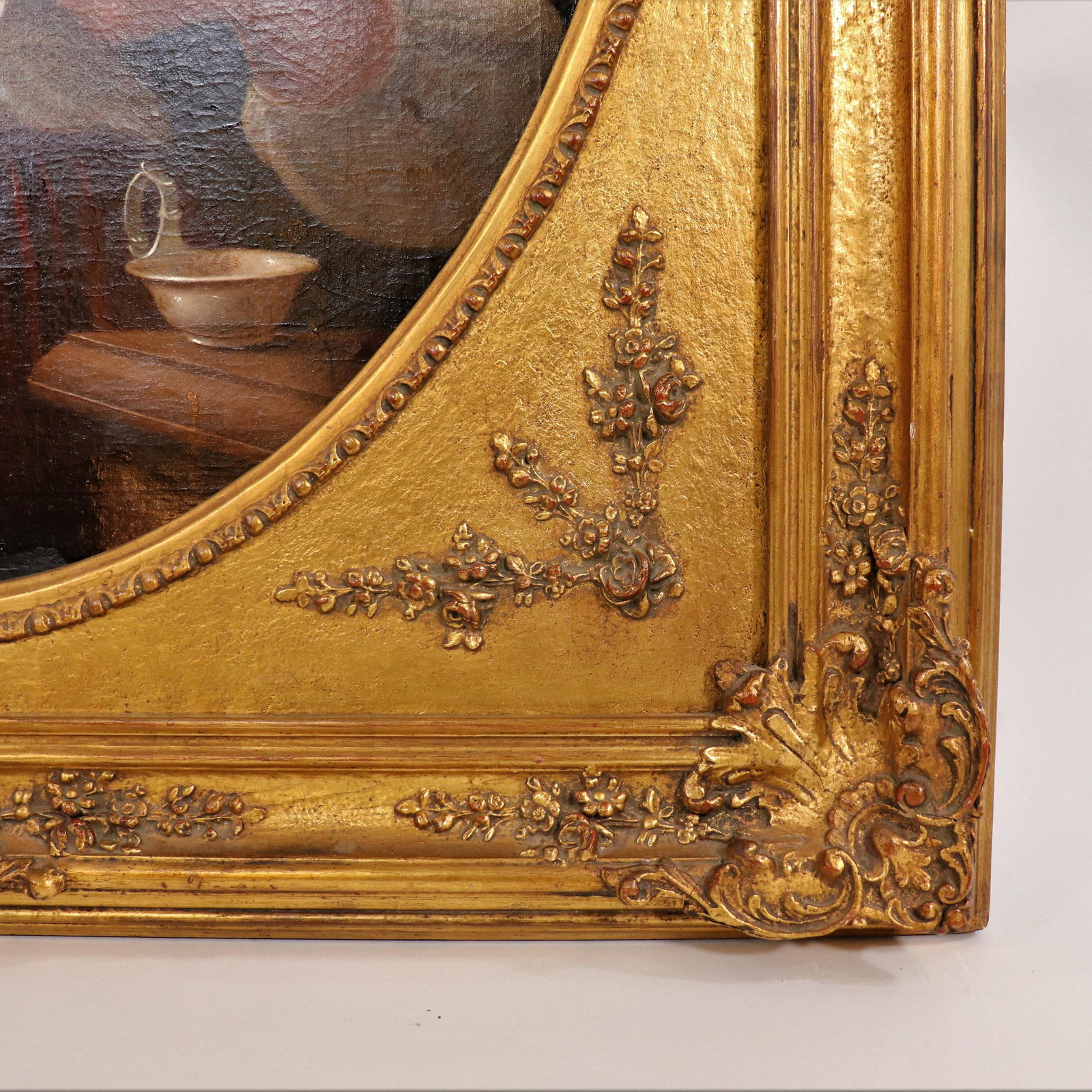 Mid-19th-Century French School Genre Painting, "Feeding the Bird" Evoking the Tradition of Greuze - 18