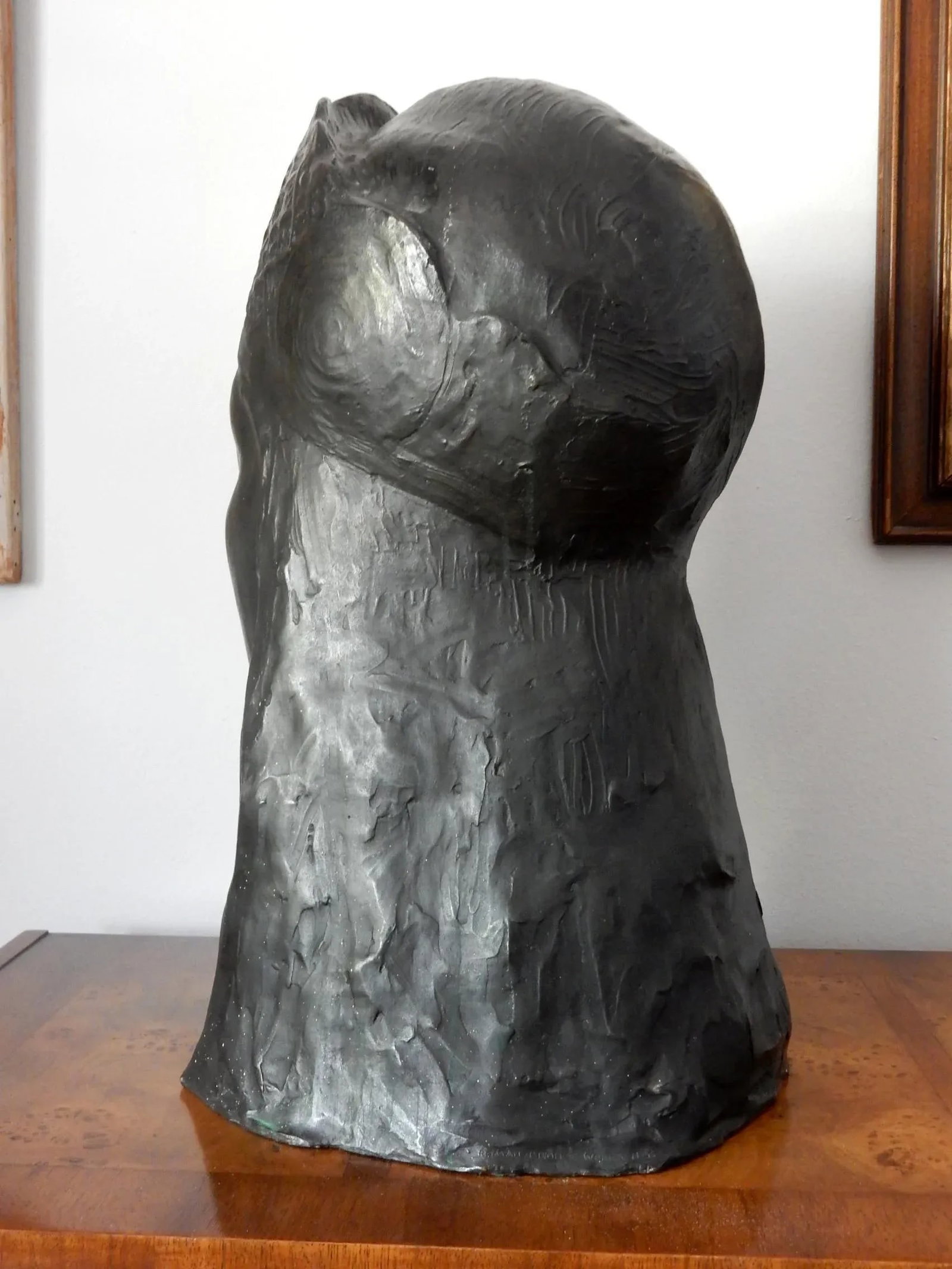 Bronze Portrait Sculpture by Salvatore Cartaino Scarpitta of Cora Timken - 6