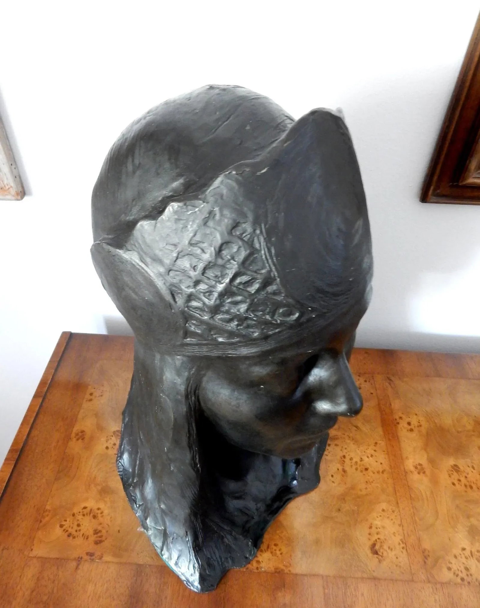 Bronze Portrait Sculpture by Salvatore Cartaino Scarpitta of Cora Timken - 7