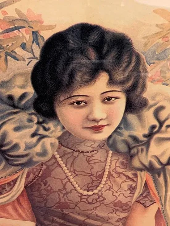 "1920s Shanghai Lady" Chinese Figurative Fashion Print, Framed - 3