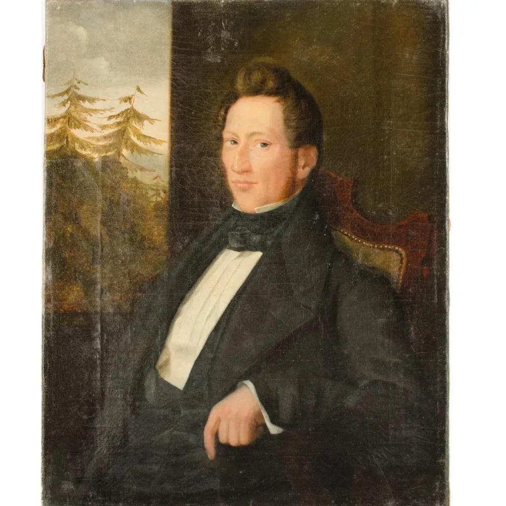 Portrait of a Seated Gentleman, Mid 19th Century. - 2