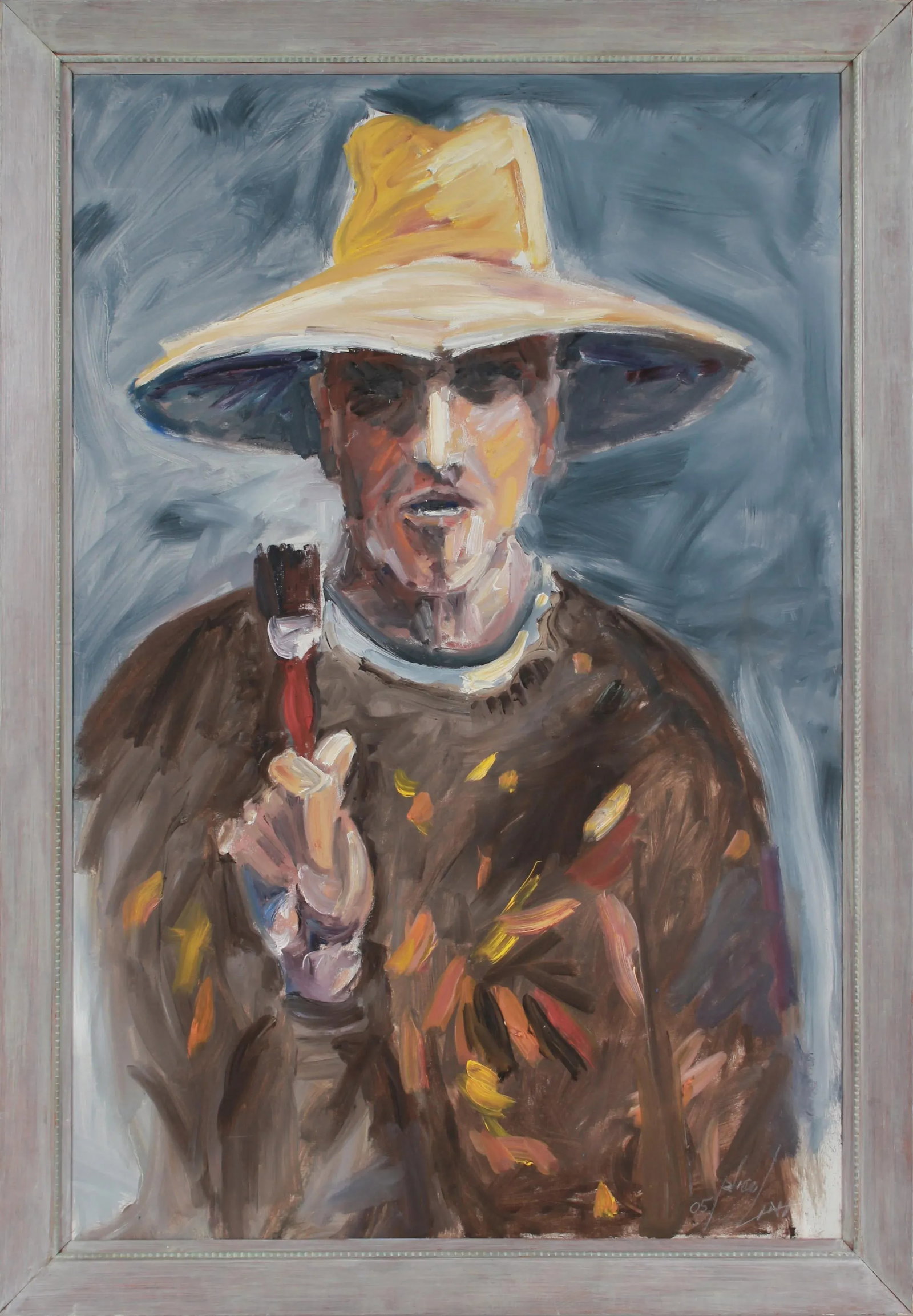 Expressionist Self Portrait 2005 Oil - 3