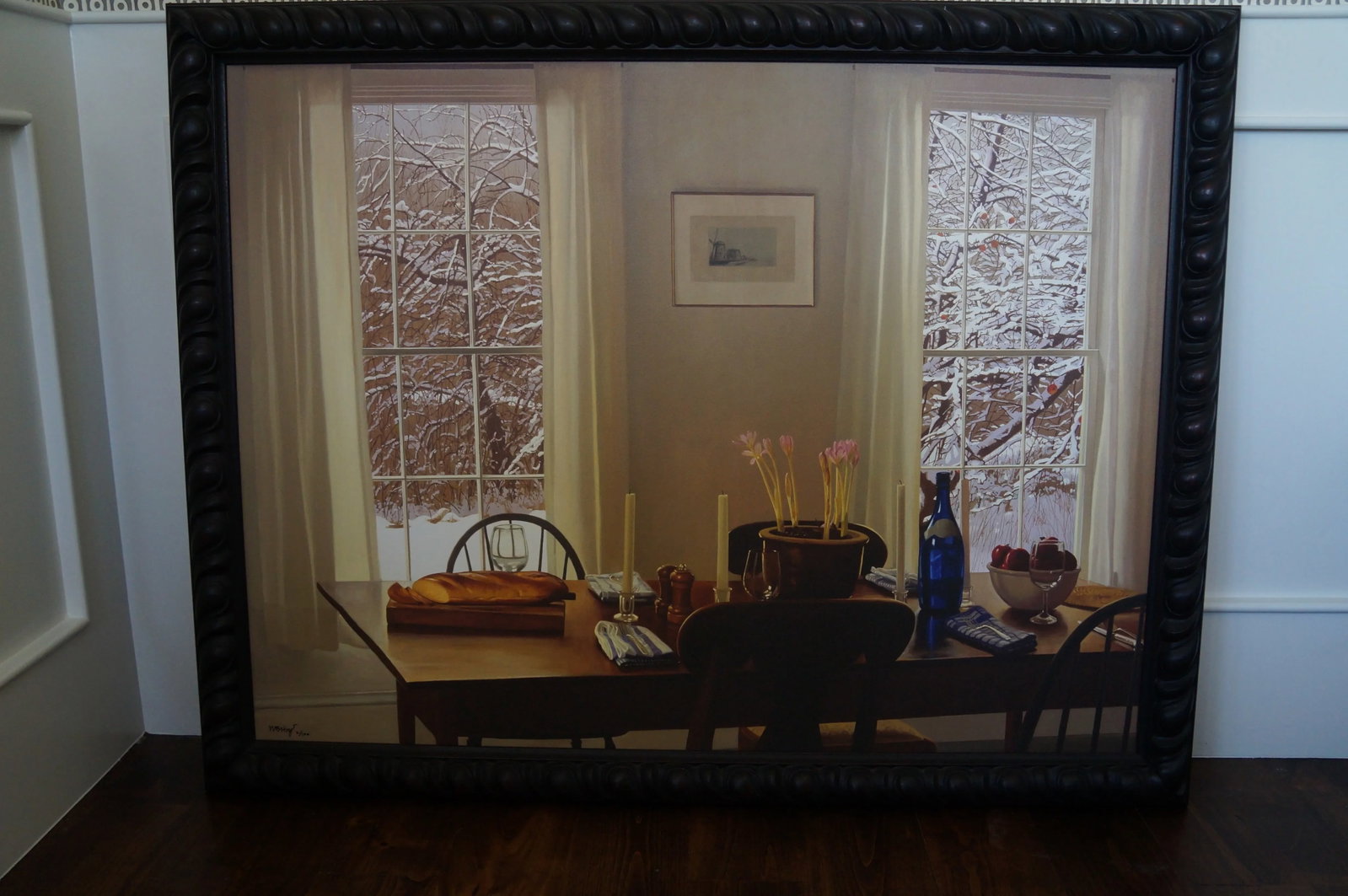 William B. Hoyt "Winter Dinner" Giclee Print - 2