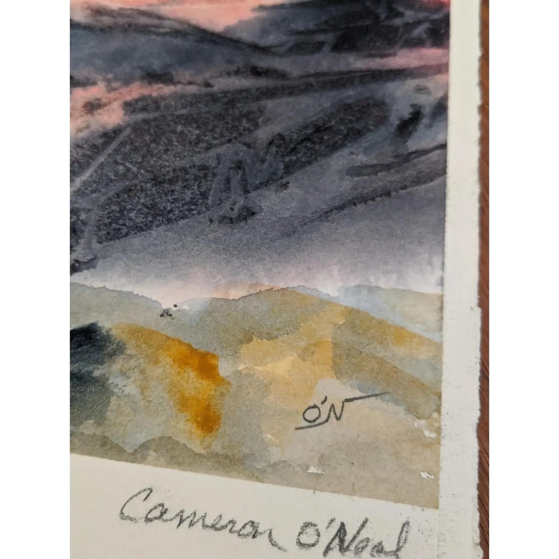Signed Original Watercolor Paintings by Cameron O'Neal, Set of Six - 6