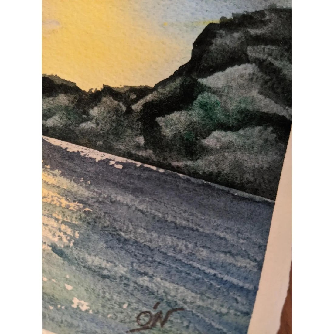 Signed Original Watercolor Paintings by Cameron O'Neal, Set of Six - 7