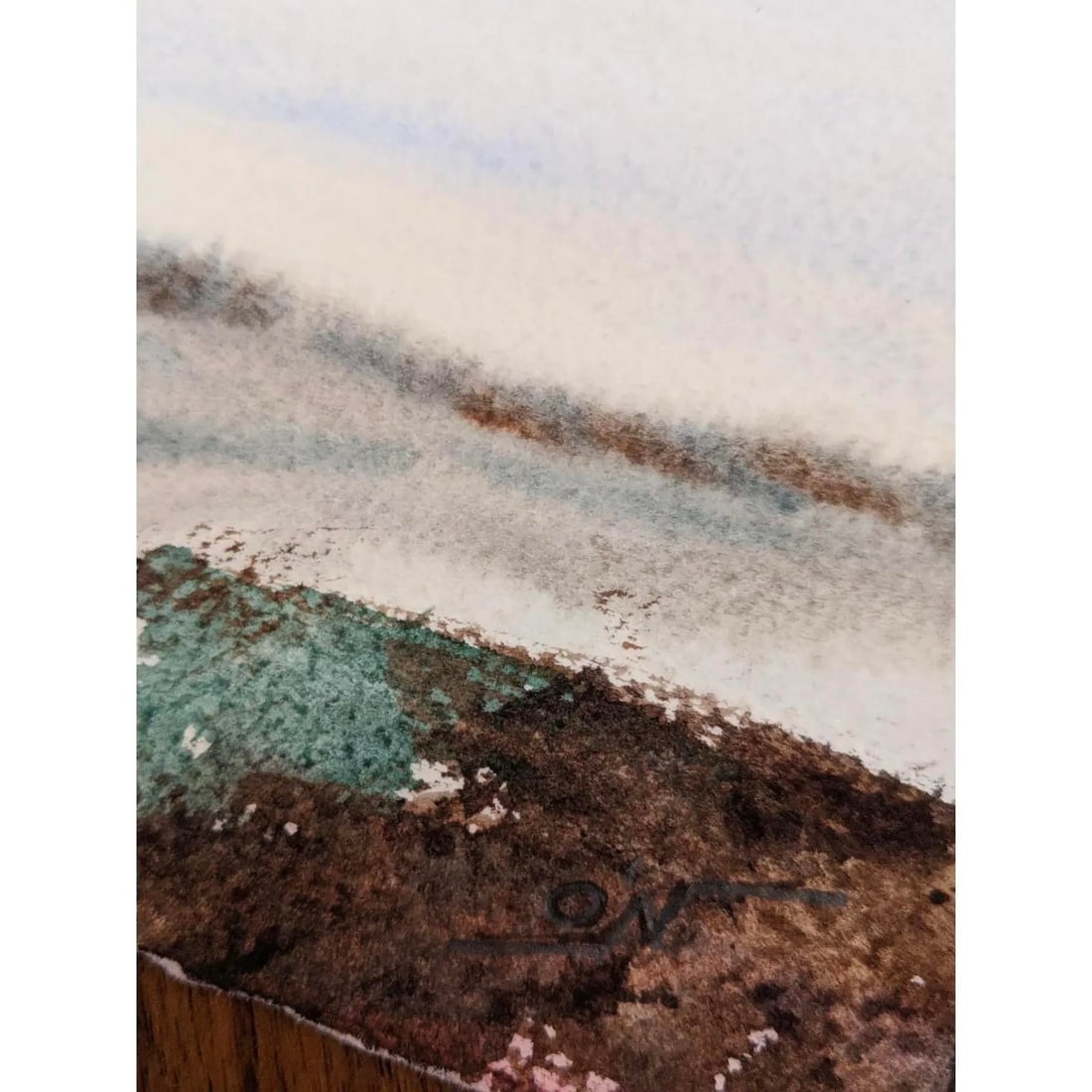 Signed Original Watercolor Paintings by Cameron O'Neal, Set of Six - 8