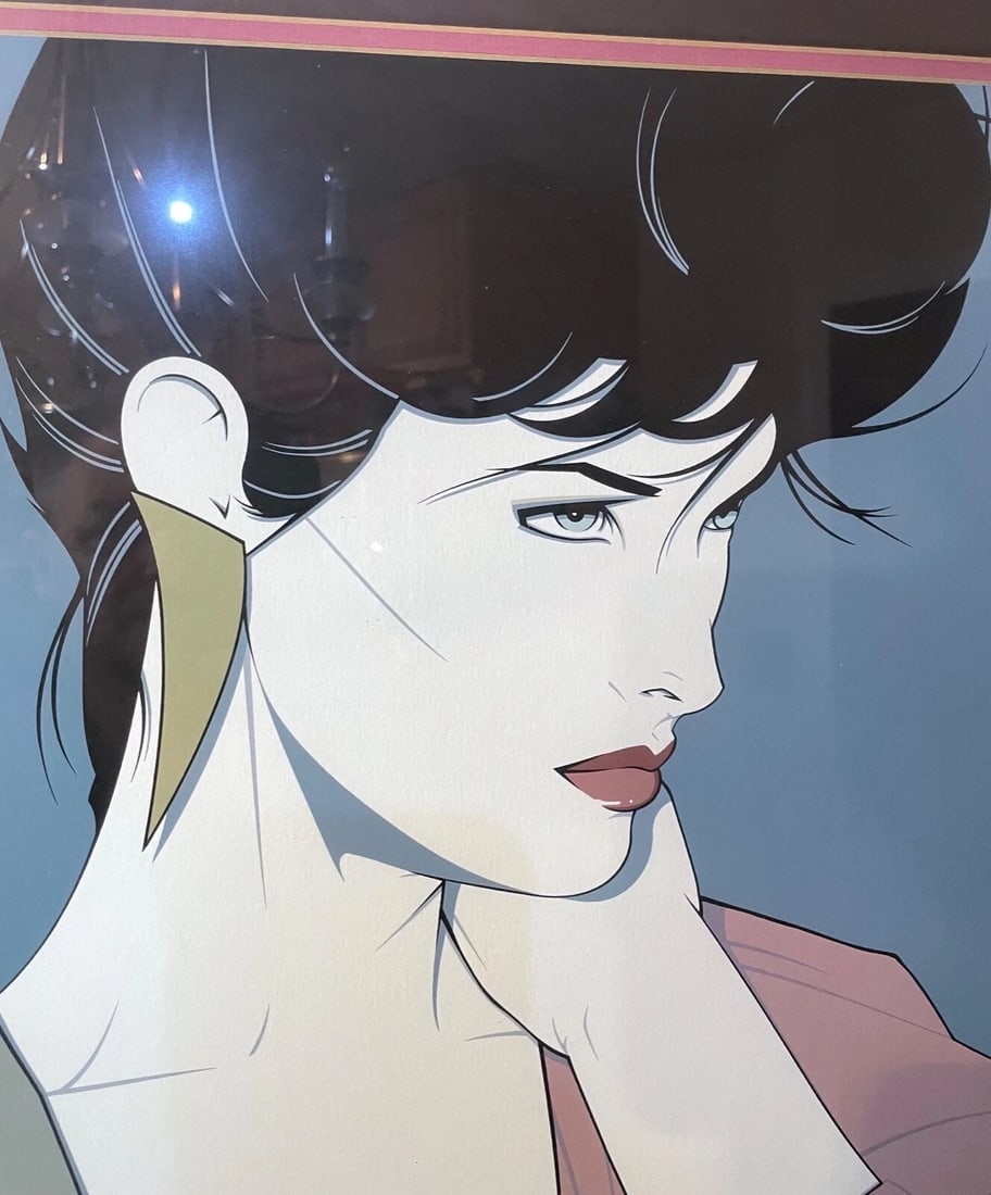 1980s Huge Original Patrick Nagel Gallery Limited Edition Silkscreen Print Serigraph - 7