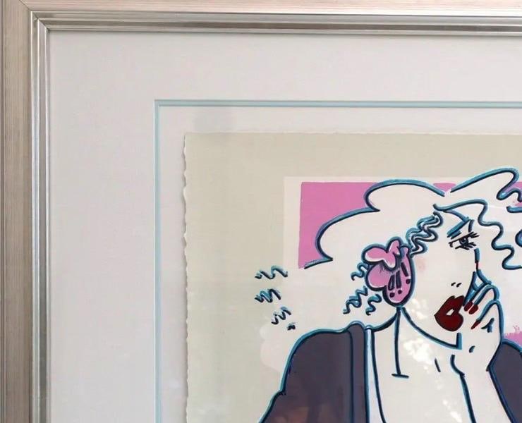 Large R. J. Hohimer Signed Limited Edition Serigraph Cup of Joe II Framed Pop Art - 7