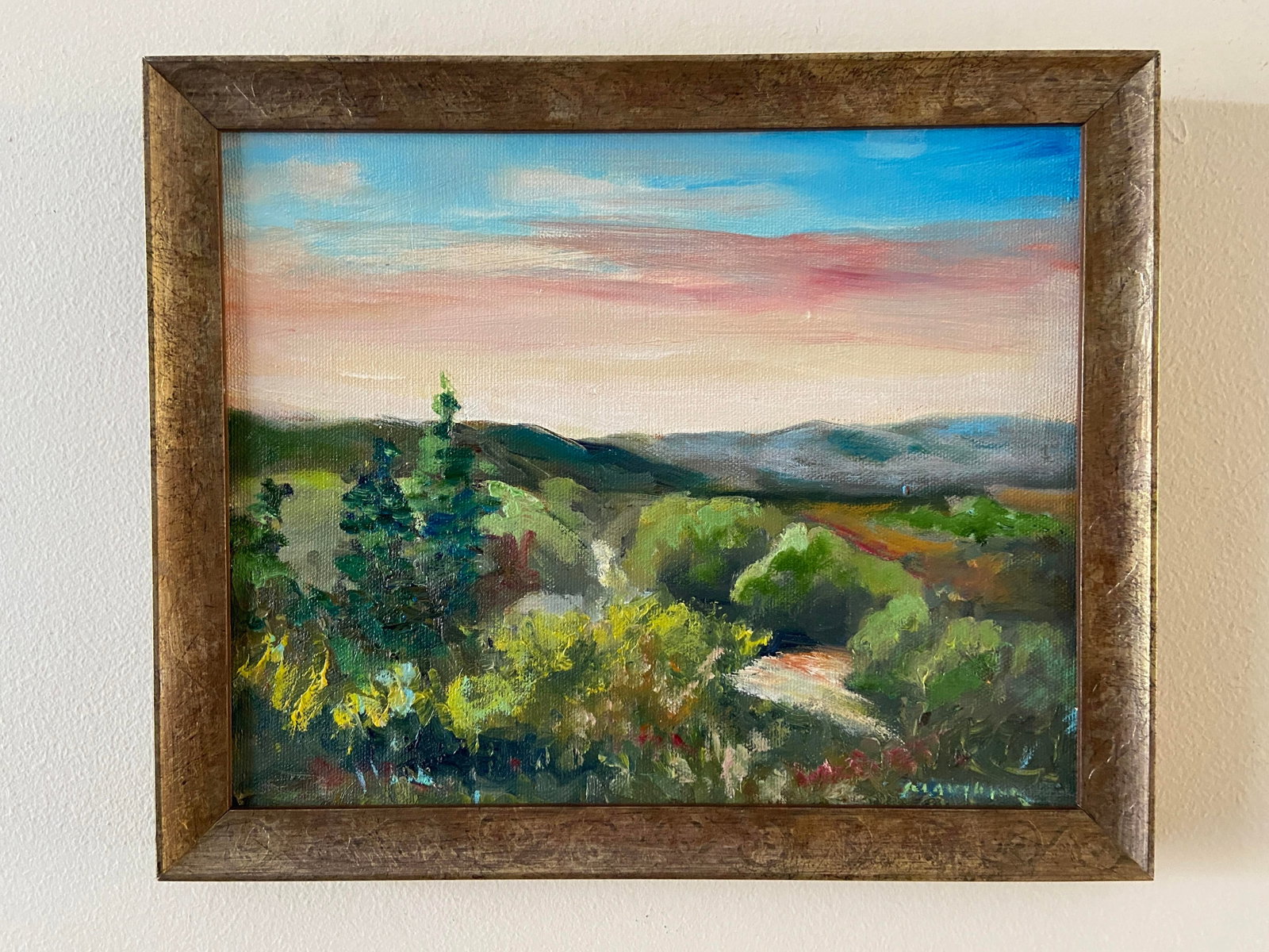 Plein Air Original Oil Painting Meramec River by Marina Movshina - 2