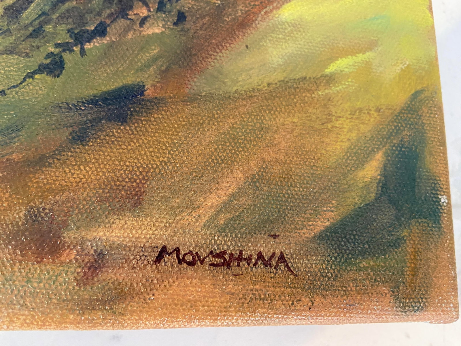 Plein Air Original Oil Painting Meramec River by Marina Movshina - 7