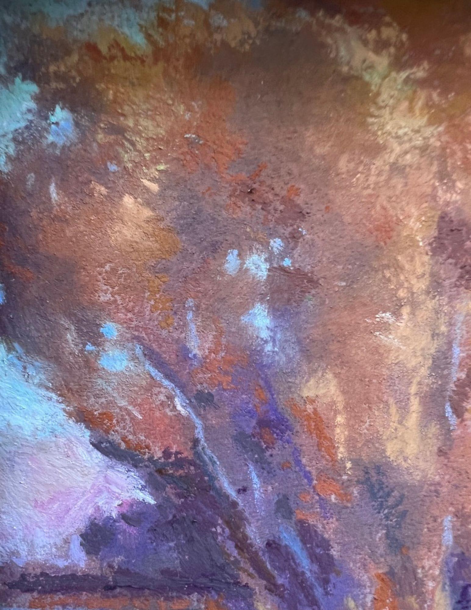 Framed Pastel Landscape of Foxen Canyon, Signed by David Wolfram - 2
