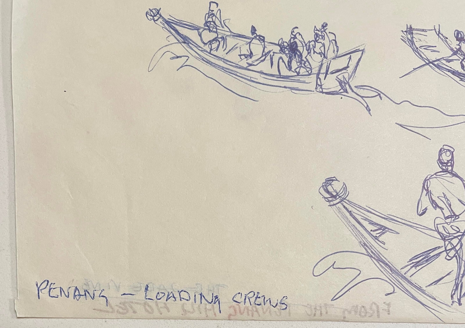 1950s Ivy Attwell Boats, Panang Malaysia - 2