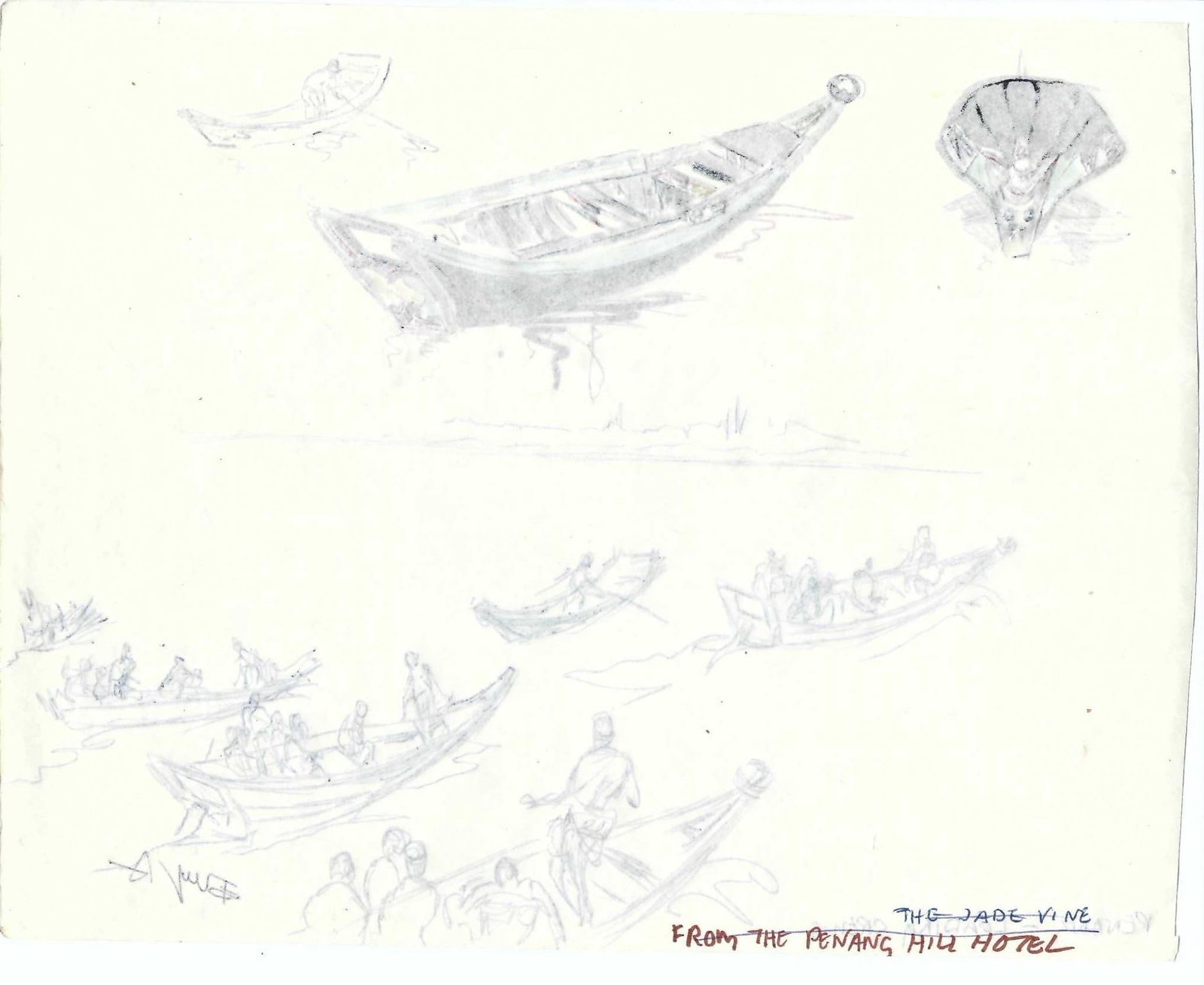 1950s Ivy Attwell Boats, Panang Malaysia - 3