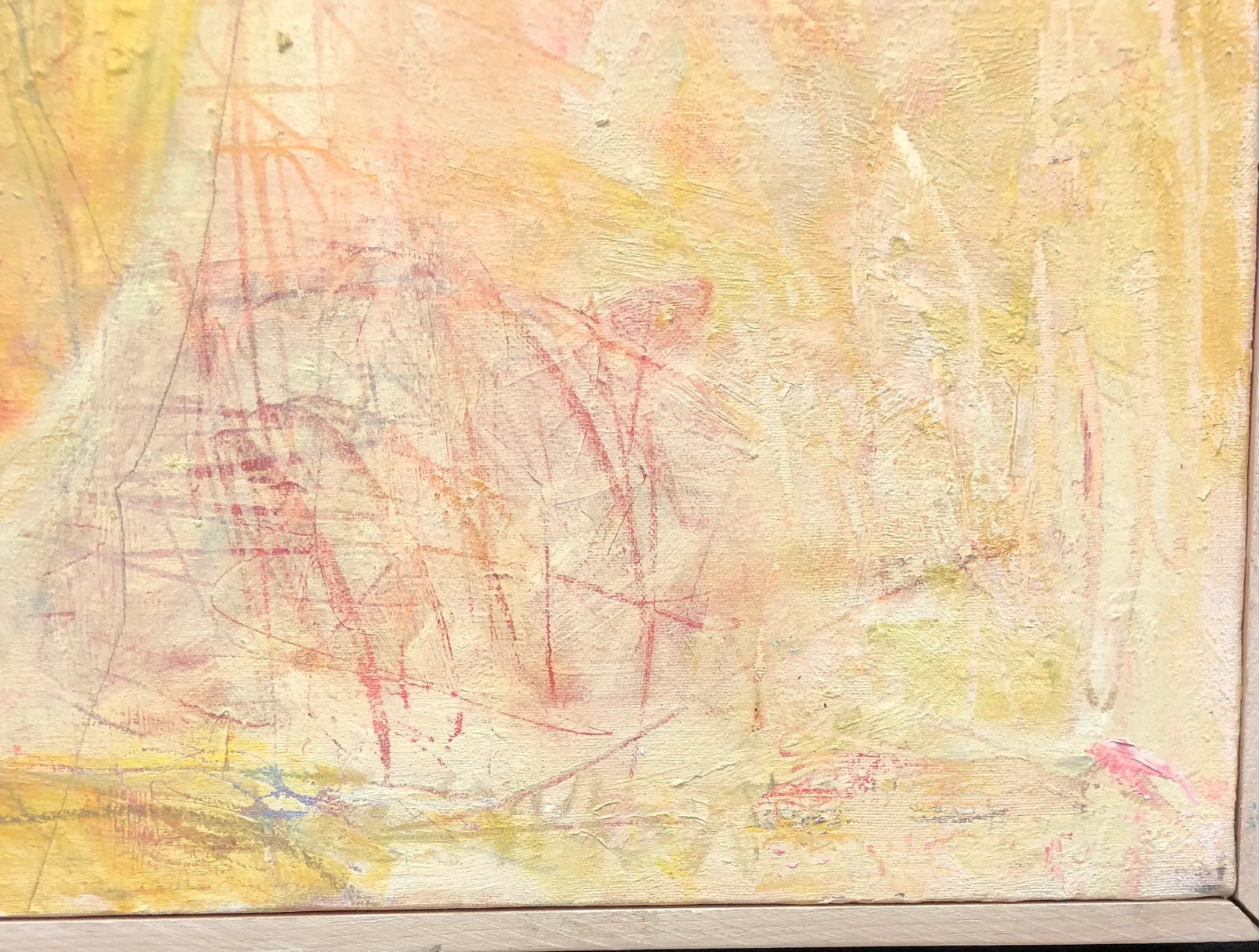 "Inner Conversation" Contemporary Abstract Expressionist Original Painting by Ellen Reinkraut, Frame - 4