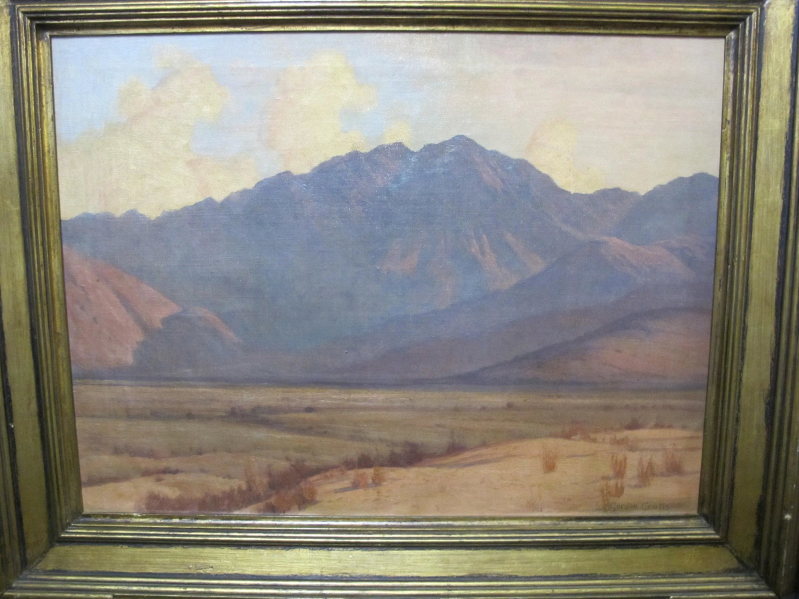 Gordon Coutts Signed Framed California Landscape Antique Tonalist Painting - 2