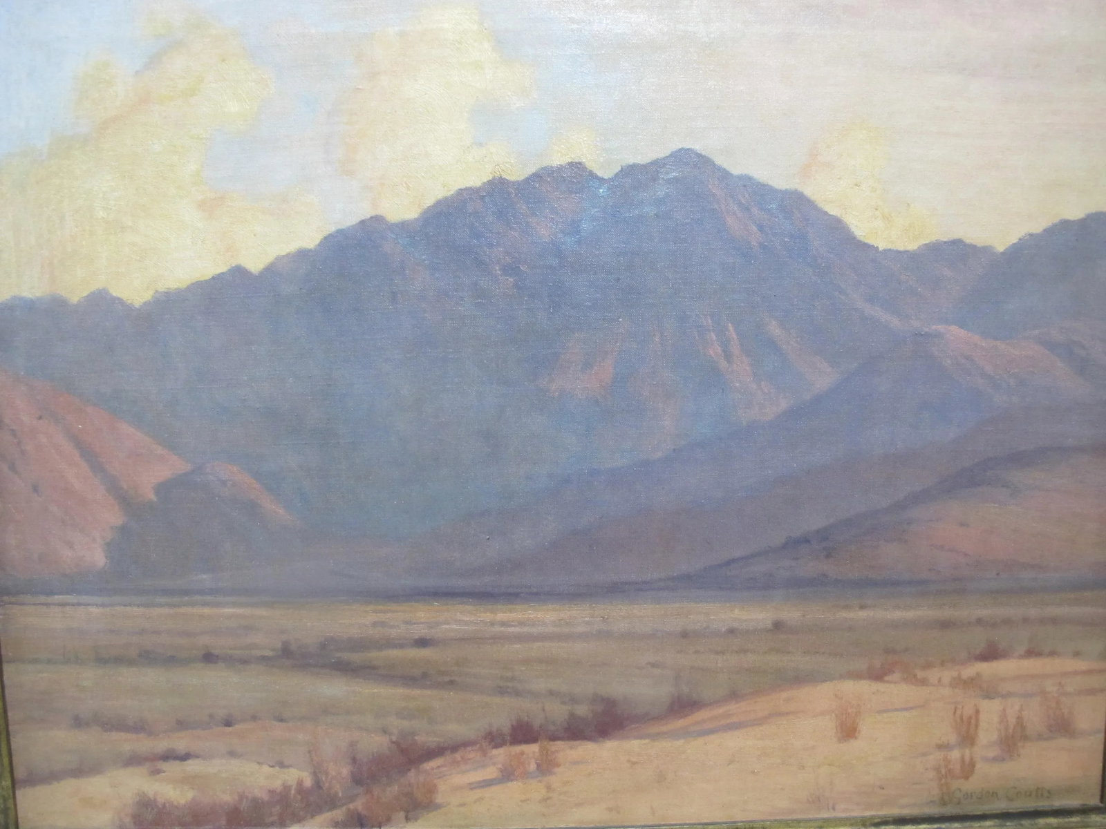 Gordon Coutts Signed Framed California Landscape Antique Tonalist Painting - 3